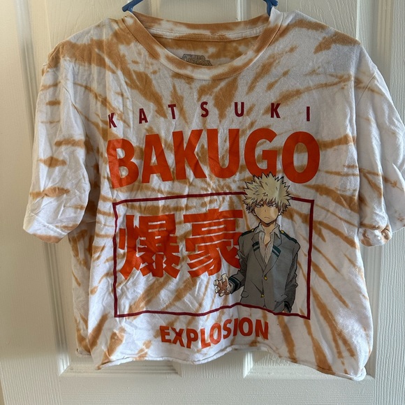 Hot Topic Tops My Hero Academia Bakugo Crop Top Poshmark